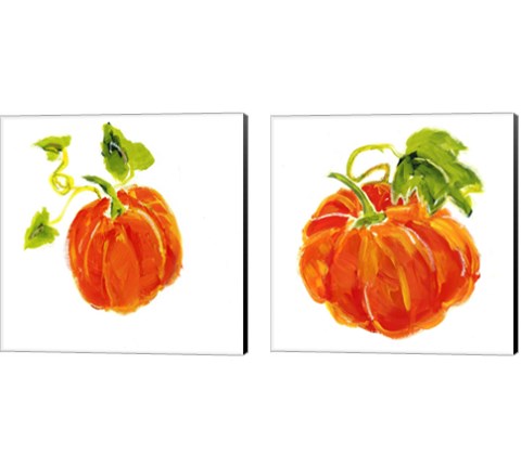 Pumpkin Patch 2 Piece Canvas Print Set by Pamela J. Wingard