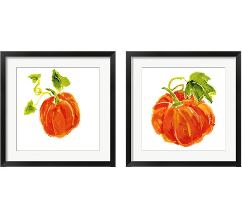Pumpkin Patch 2 Piece Framed Art Print Set by Pamela J. Wingard