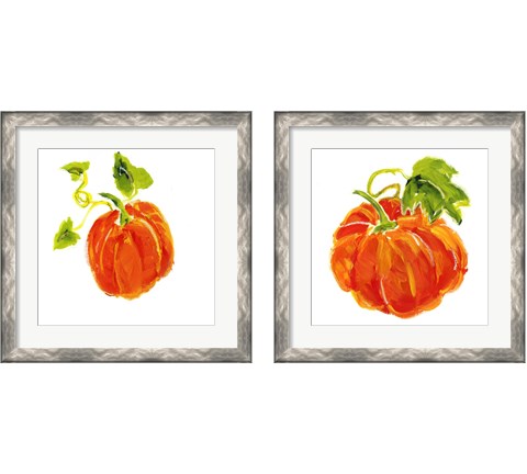 Pumpkin Patch 2 Piece Framed Art Print Set by Pamela J. Wingard