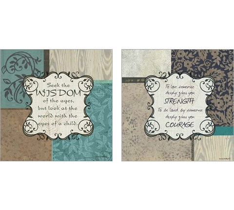 Inspirational 2 Piece Art Print Set by Anita Phillips