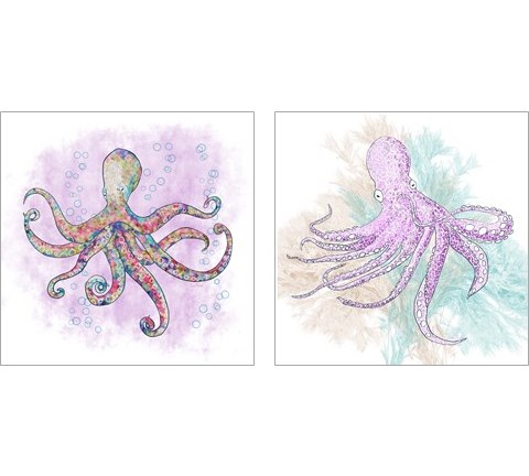 Octopus 2 Piece Art Print Set by Ramona Murdock