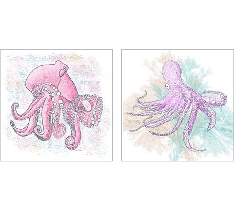 Octopus 2 Piece Art Print Set by Ramona Murdock