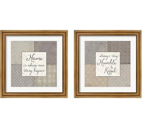 Country Collage 2 Piece Framed Art Print Set by Pela Studio