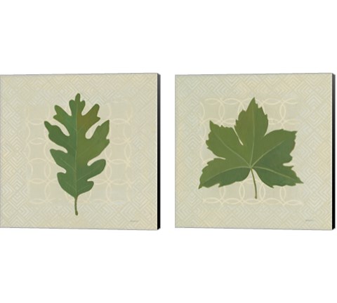 Forest Leaves 2 Piece Canvas Print Set by Kathrine Lovell