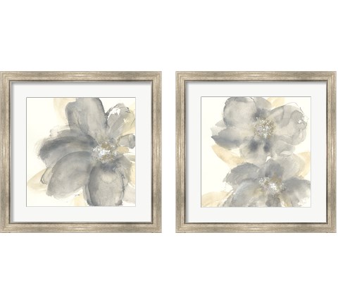 Floral Gray 2 Piece Framed Art Print Set by Chris Paschke