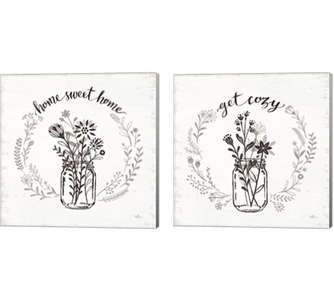 Our Nest 2 Piece Canvas Print Set by Janelle Penner