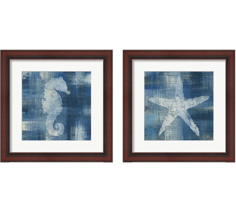 Batik Seas 2 Piece Framed Art Print Set by Studio Mousseau