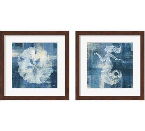 Batik Seas 2 Piece Framed Art Print Set by Studio Mousseau