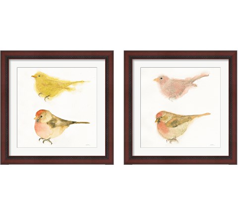 Watercolor Birds 2 Piece Framed Art Print Set by Shirley Novak