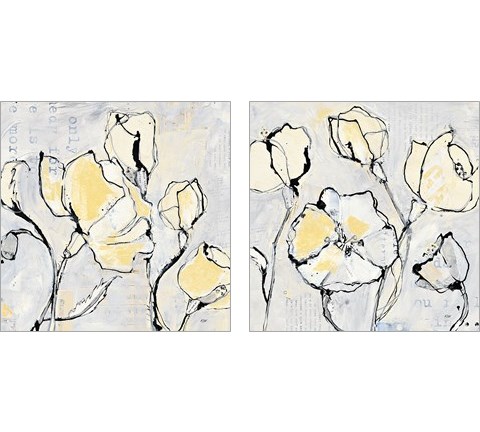 16 Again with Yellow 2 Piece Art Print Set by Kellie Day