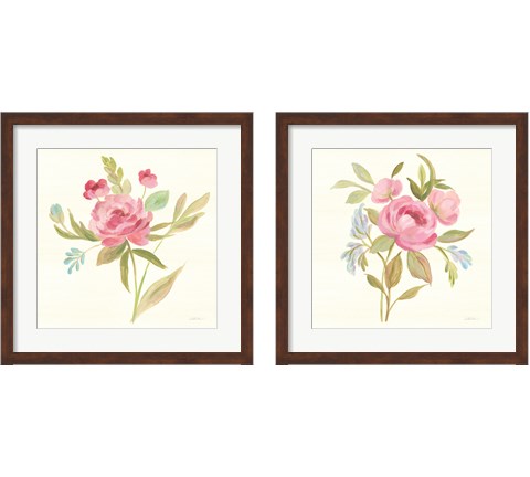 Petals and Blossoms 2 Piece Framed Art Print Set by Silvia Vassileva