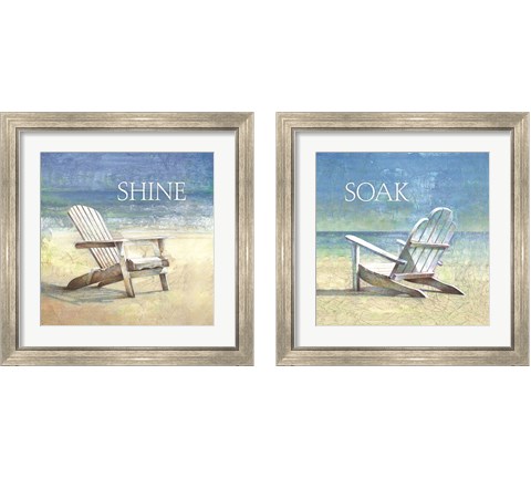 Soak & Shine 2 Piece Framed Art Print Set by Cloverfield & Co