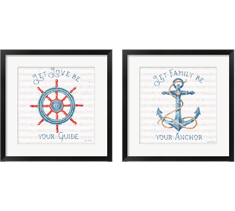 Nautical Life 2 Piece Framed Art Print Set by Lisa Audit