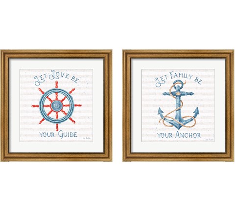 Nautical Life 2 Piece Framed Art Print Set by Lisa Audit