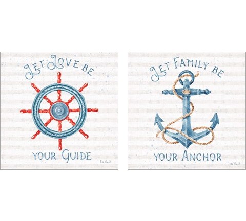 Nautical Life 2 Piece Art Print Set by Lisa Audit