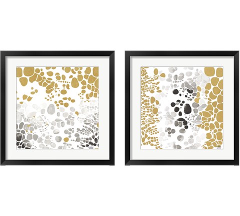 Speckled Trio 2 Piece Framed Art Print Set by Andrea Bijou