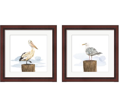 Birds of the Coast 2 Piece Framed Art Print Set by Tara Reed