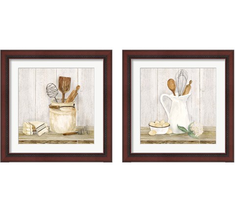 Vintage Kitchen 2 Piece Framed Art Print Set by Tara Reed