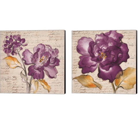 Lilac Beauty 2 Piece Canvas Print Set by Lanie Loreth