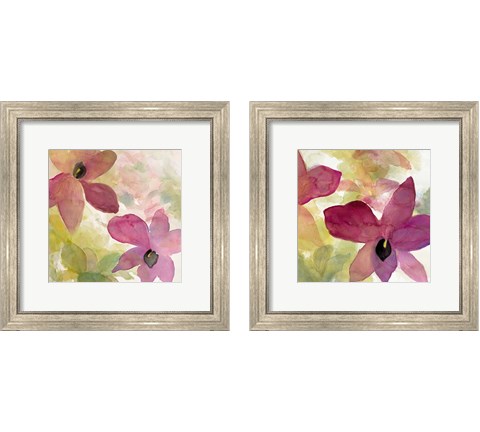 Beautiful and Peace Orchid 2 Piece Framed Art Print Set by Lanie Loreth
