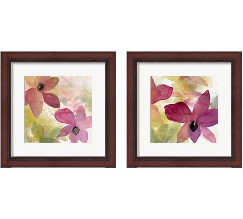 Beautiful and Peace Orchid 2 Piece Framed Art Print Set by Lanie Loreth