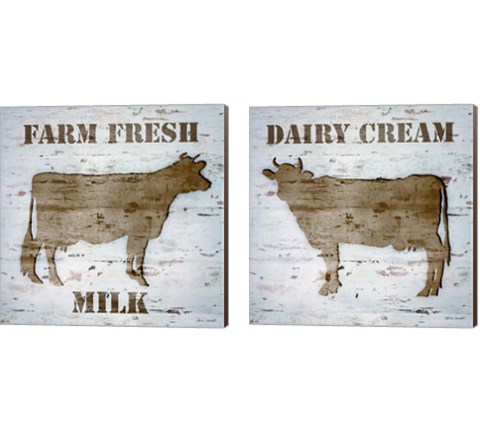 Fresh Milk 2 Piece Canvas Print Set by Lanie Loreth