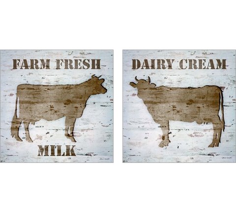 Fresh Milk 2 Piece Art Print Set by Lanie Loreth