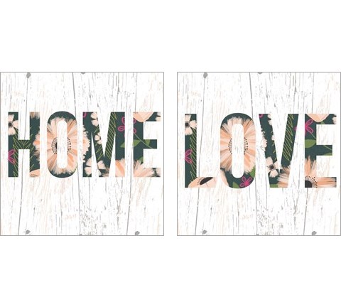 Love & Home 2 Piece Art Print Set by Katie Doucette