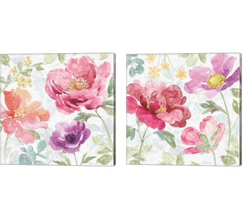 Springtime Bloom 2 Piece Canvas Print Set by Beth Grove