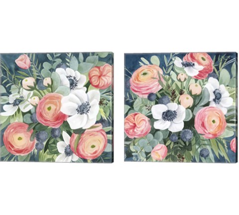 Bewitching Bouquet 2 Piece Canvas Print Set by Grace Popp