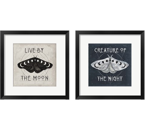 Live by the Moon 2 Piece Framed Art Print Set by Victoria Borges