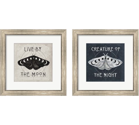 Live by the Moon 2 Piece Framed Art Print Set by Victoria Borges