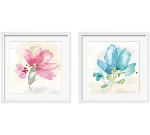Poppy Single 2 Piece Framed Art Print Set by Cynthia Coulter