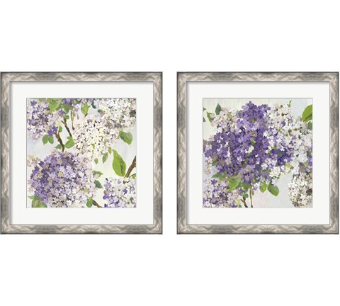 Summer Hydrangea 2 Piece Framed Art Print Set by Asia Jensen