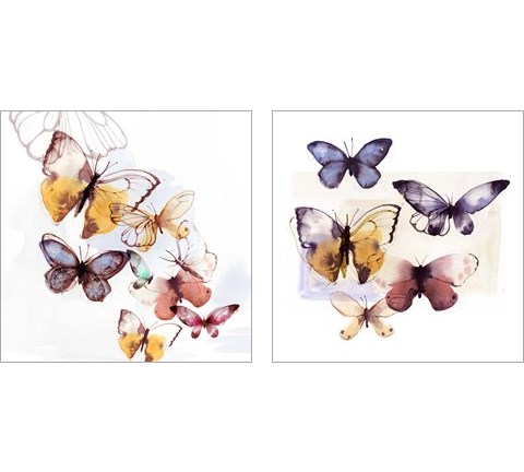 Butterfly Fly Away 2 Piece Art Print Set by Posters International Studio