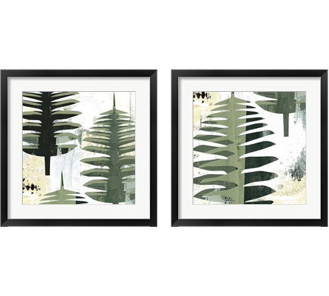 Palms  2 Piece Framed Art Print Set by Sarah Ogren