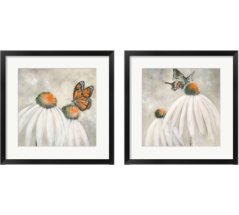 Butterflies are Free 2 Piece Framed Art Print Set by Chris Paschke