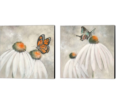 Butterflies are Free 2 Piece Canvas Print Set by Chris Paschke
