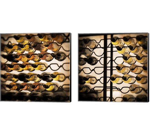 Wine Selection 2 Piece Canvas Print Set by Anna Coppel