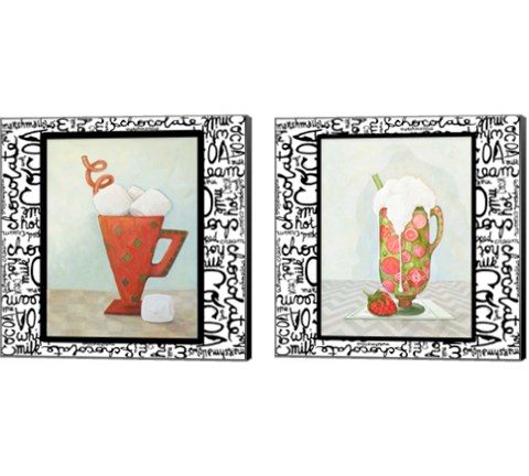 Tis the Season for Cocoa 2 Piece Canvas Print Set by Diannart