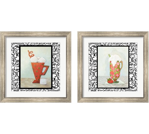 Tis the Season for Cocoa 2 Piece Framed Art Print Set by Diannart