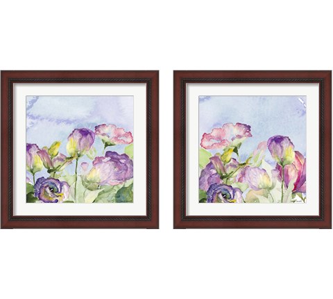 Purple Garden 2 Piece Framed Art Print Set by Lanie Loreth
