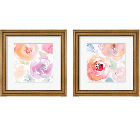Gentle Blossoms 2 Piece Framed Art Print Set by Lanie Loreth