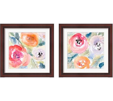 Blooms Abound 2 Piece Framed Art Print Set by Lanie Loreth