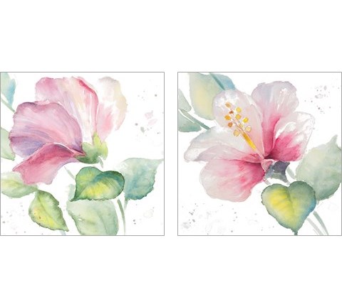 Fragrant Hibiscus 2 Piece Art Print Set by Lanie Loreth