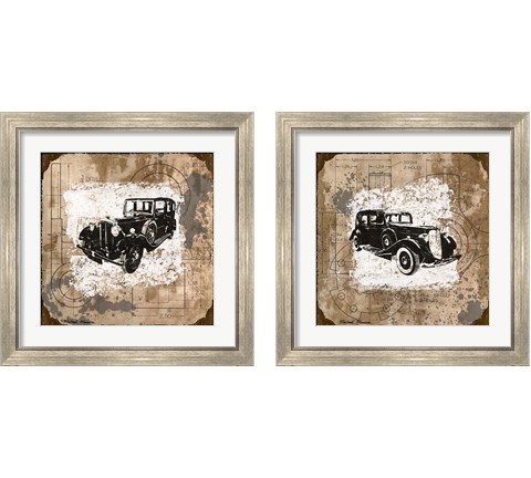 Vintage Ride 2 Piece Framed Art Print Set by Michael Marcon