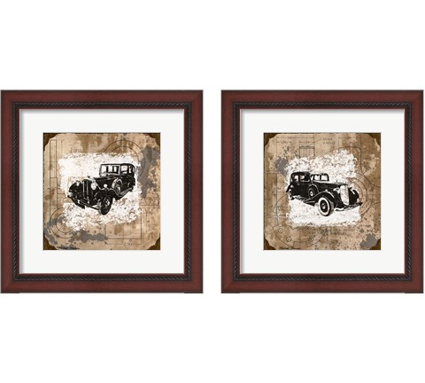 Vintage Ride 2 Piece Framed Art Print Set by Michael Marcon