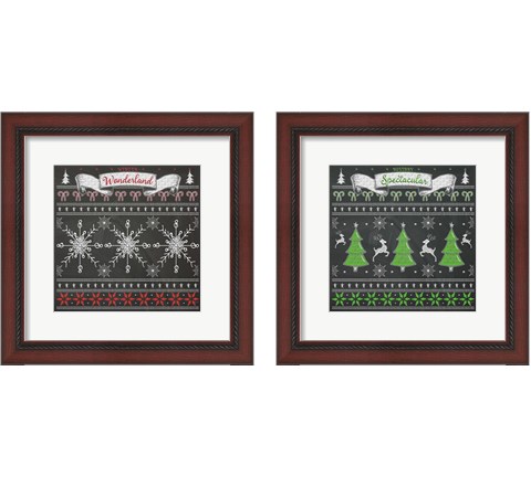 Holiday Sweater 2 Piece Framed Art Print Set by Andi Metz