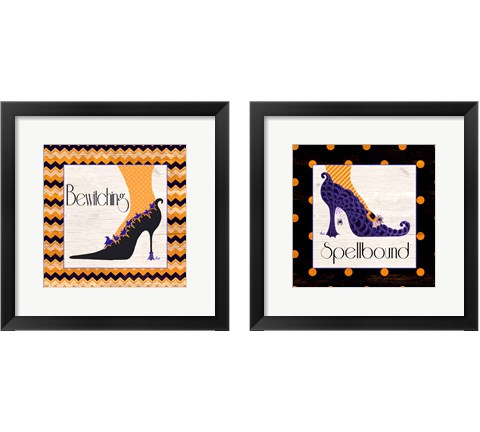 Bewitching Shoes  2 Piece Framed Art Print Set by Andi Metz