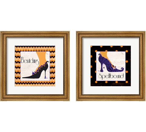 Bewitching Shoes  2 Piece Framed Art Print Set by Andi Metz
